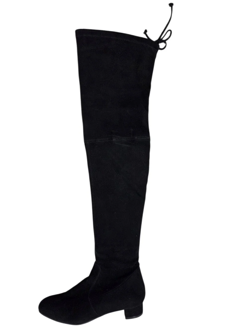 Stuart Weitzman Black Lowland Suede Over-The-Knee Boots Sz 6.5 New